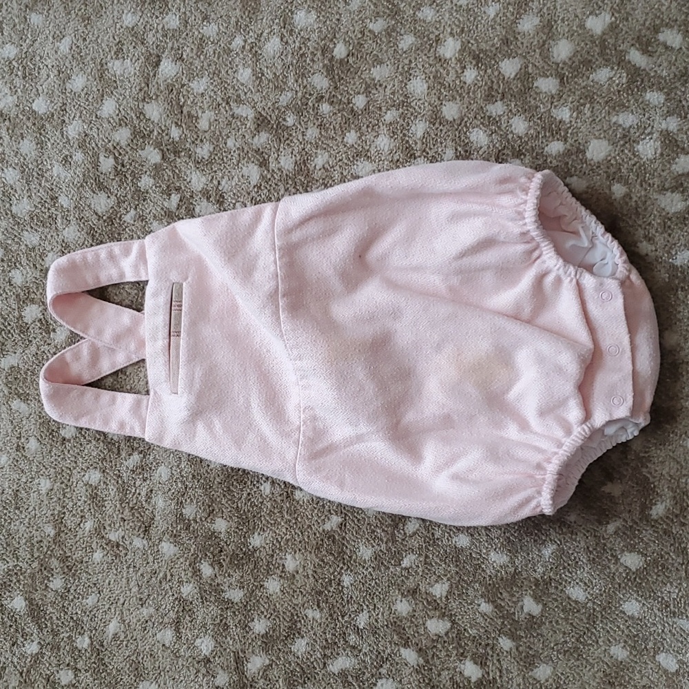 Dondolo - Pink One Piece Overalls | Adjustable Button Straps | 2T
